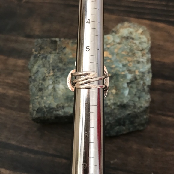 SERAPHINITE LEMON QUARTZ MYSTIC TOPAZ COMBO RING - Picture 7 of 7